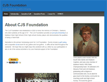 Tablet Screenshot of cjsfoundation.com